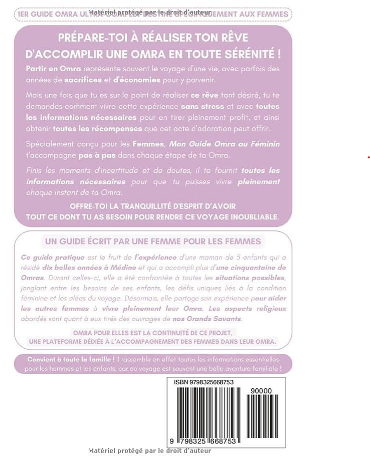 Mon guide Omra au féminin - Omra pour elles