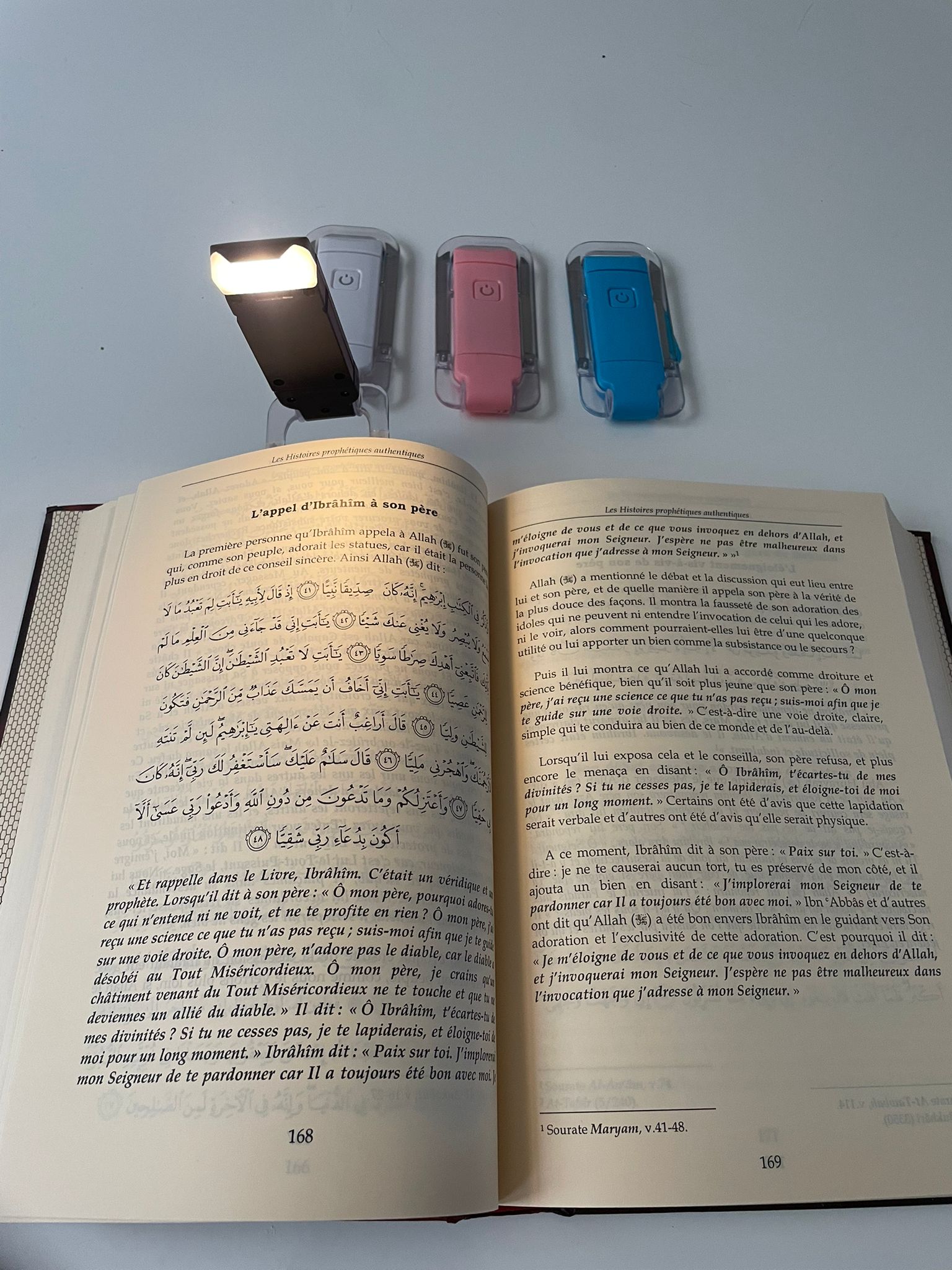 Lampe led de Lecture,4 Couleurs